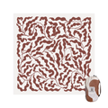 Sundayz Beach Mat in Protea – pink oversized beach mat on South African sand