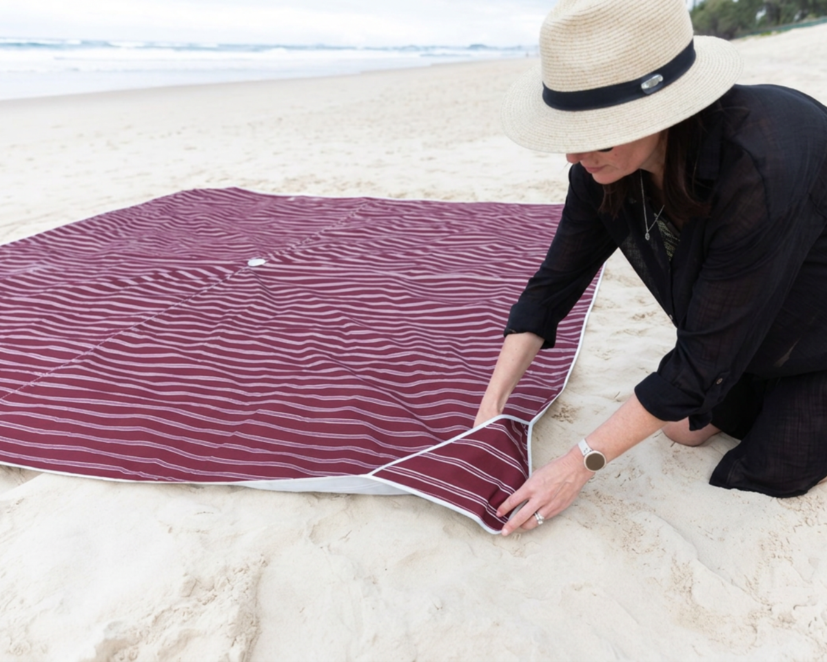 Sundayz Beach Mat - Garnet